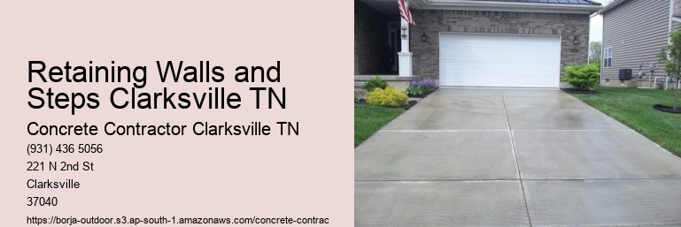 Retaining Walls and Steps Clarksville TN